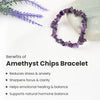 Amethyst Chips Bracelet Stretchable