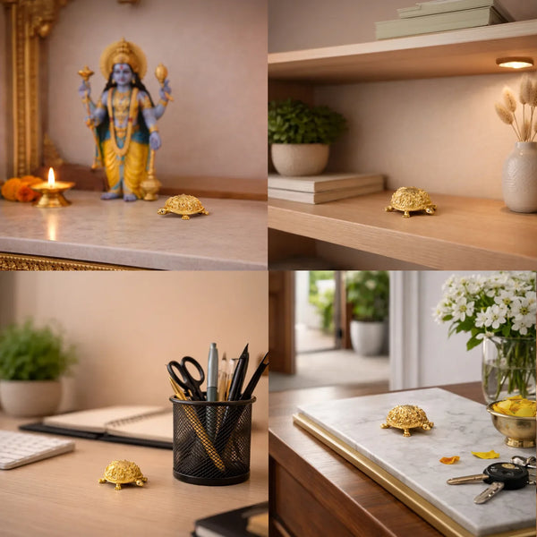 Rinmukteshwar Siddh Ashtalakshmi Tortoise Idol