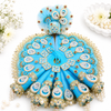 Designer Laddu Gopal Poshak – Sky Blue Royal Collection