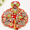 Designer Laddu Gopal Poshak – Royal Red Floral