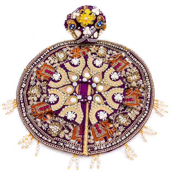 Designer Laddu Gopal Poshak – Royal Purple