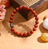 Red Jasper Bracelet – Natural Stone for Strength & Energy