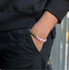 Money & Love Combo Attraction Bracelet – Rose Quartz & Pyrite Balance