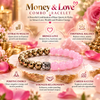 Money & Love Combo Attraction Bracelet – Rose Quartz & Pyrite Balance