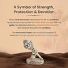Siddh 999 Silver Plated Hanuman Gada Idol