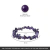 Amethyst Chips Bracelet Stretchable