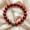 Red Jasper Bracelet – Natural Stone for Strength & Energy