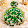 Designer Laddu Gopal Poshak – Emerald Green