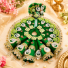 Designer Laddu Gopal Poshak – Emerald Green