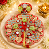 Designer Laddu Gopal Poshak – Royal Red Floral