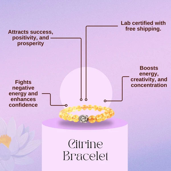 Citrine Stone Bracelet – Boost Positivity & Clarity