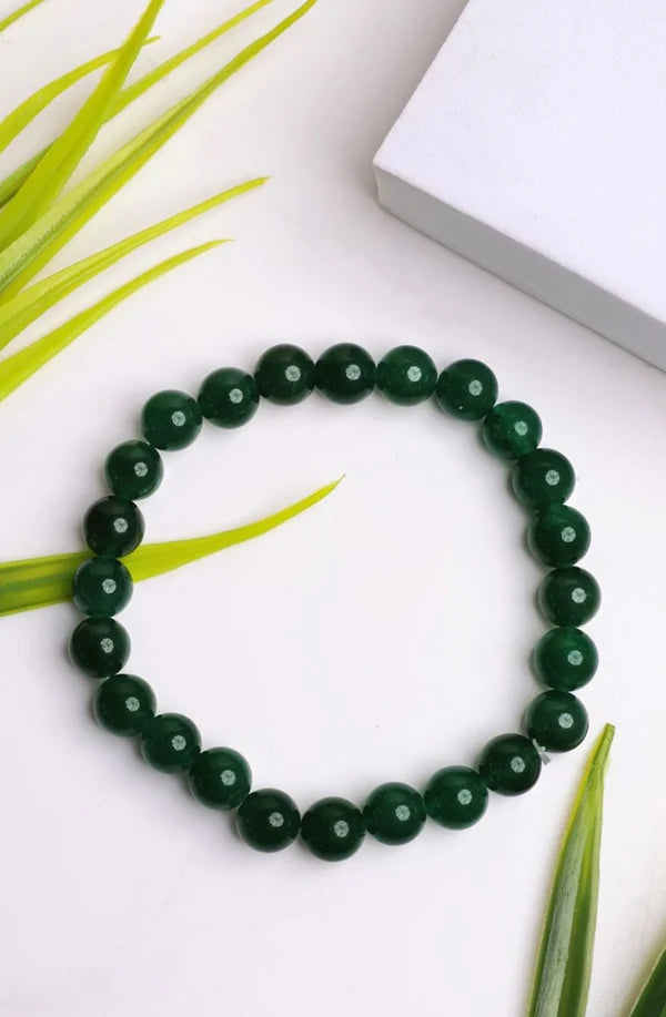 Panna Stone Bracelet – Vibrant Green Emerald Gemstone